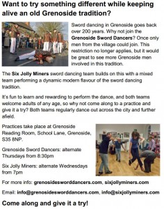 Sword Dancers Invitation