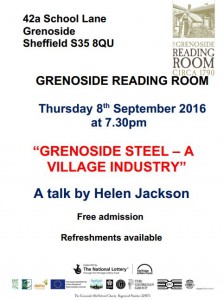 Grenoside Steel Talk Sept 2016